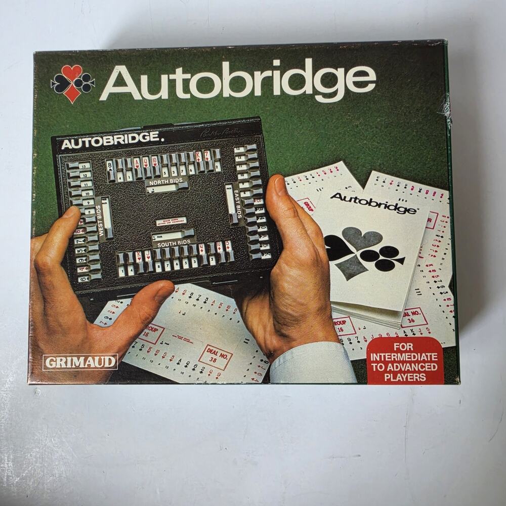 Autobridge By Grimaud Learn To Play Bridge By Yourself Excellent Vintage